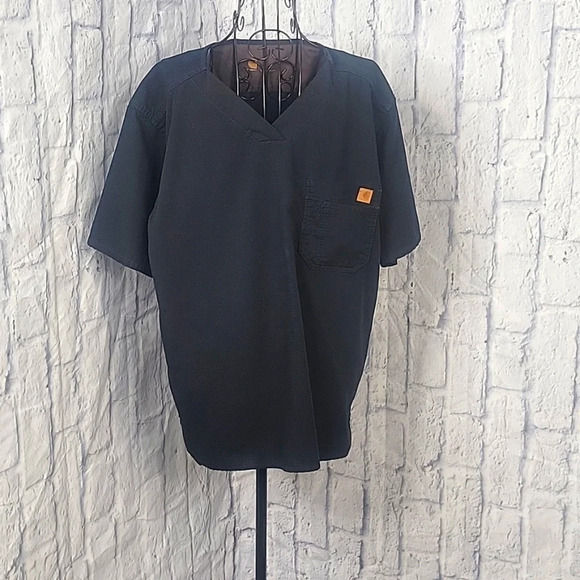 CARHARTT Black Surgical Medical Men's Shirt‎ Medium - Picture 1 of 7